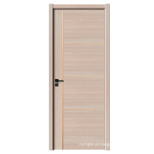 Puertas de Bedrom MDF Puerta Puerta Pintura de lujo de lujo Melamina Melamina Modern Design Puertas Go-Q003